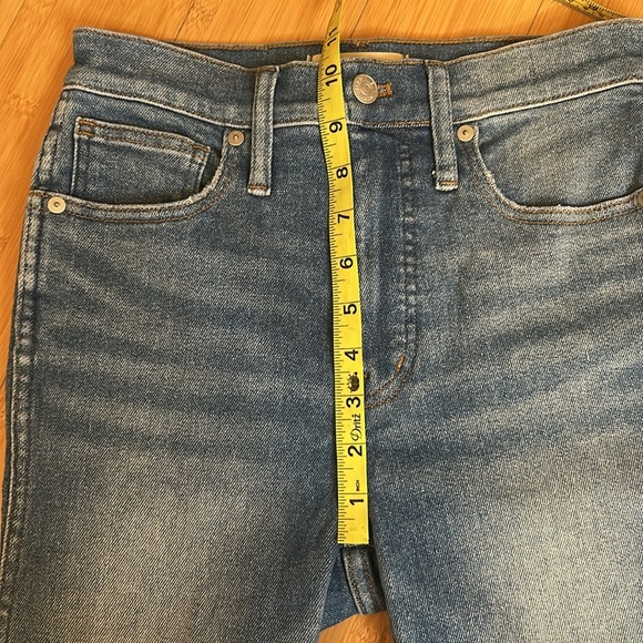 Madewell 10” High Rise Skinny Crop Denim Jeans size 25 NWOT - Picture 7 of 11